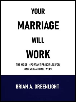 cover image of YOUR MARRIAGE WILL  WORK